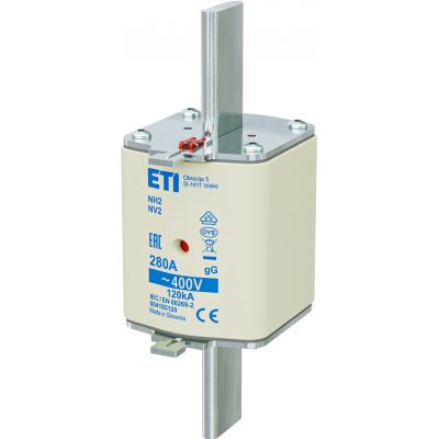 Wkładka topikowa NH zwłoczna KOMBI NH2 gG 280A 400V 004185120 ETI (004185120)